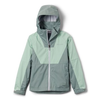 Columbia Rain Scape, Chamarras Verde Menta Para Niña | 217806-WFV